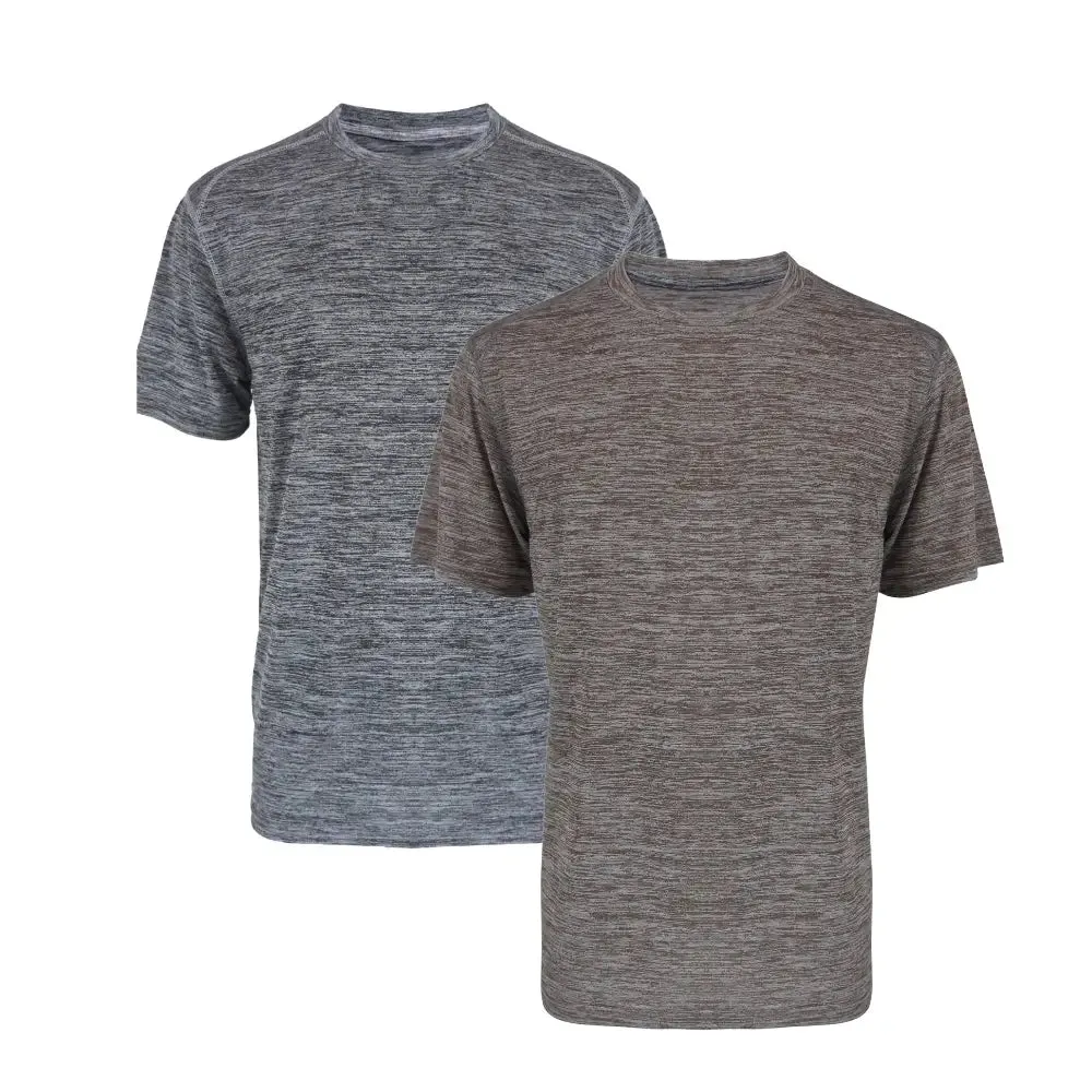 2 Pack Men's Breathable Sports Short Sleeves