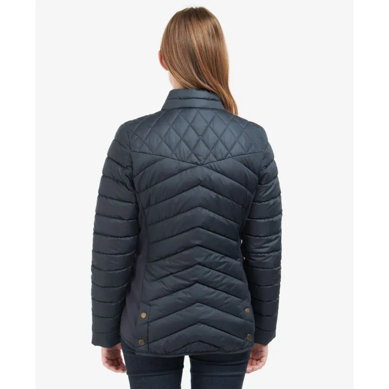 Barbour Stretch Cavalry Ladies Quilt Jacket - Dark Navy/Dark Navy Marl