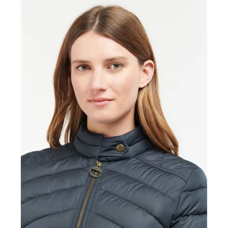 Barbour Stretch Cavalry Ladies Quilt Jacket - Dark Navy/Dark Navy Marl