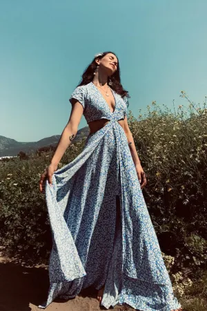 Blue Meadow Calypso Dress