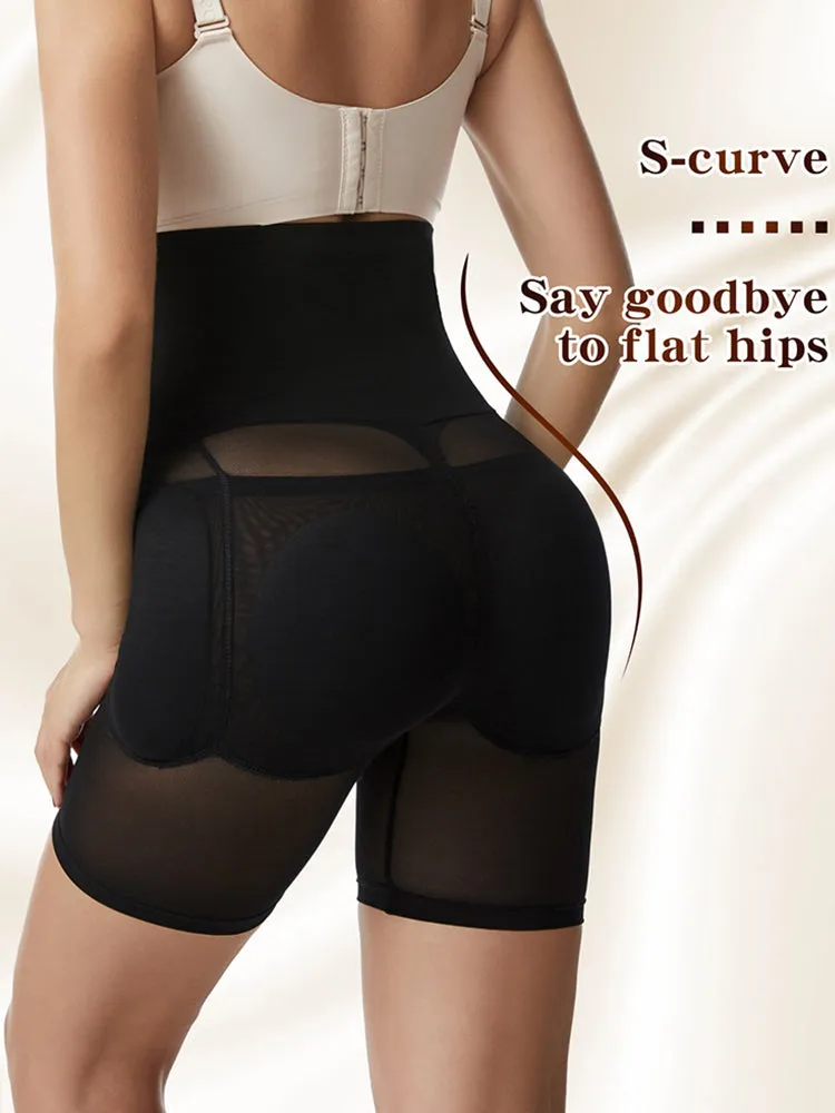 Butt Lifter High-Waisted Hip Enhancer Body Shaper sponge mat Pants Shapewear 