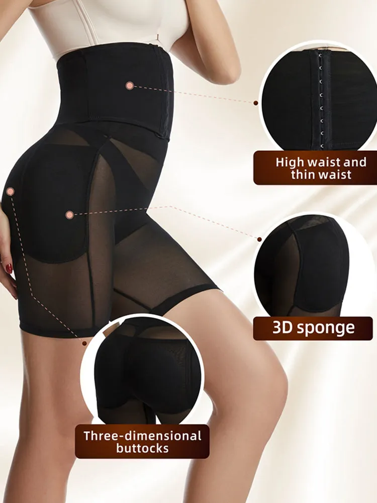 Butt Lifter High-Waisted Hip Enhancer Body Shaper sponge mat Pants Shapewear 