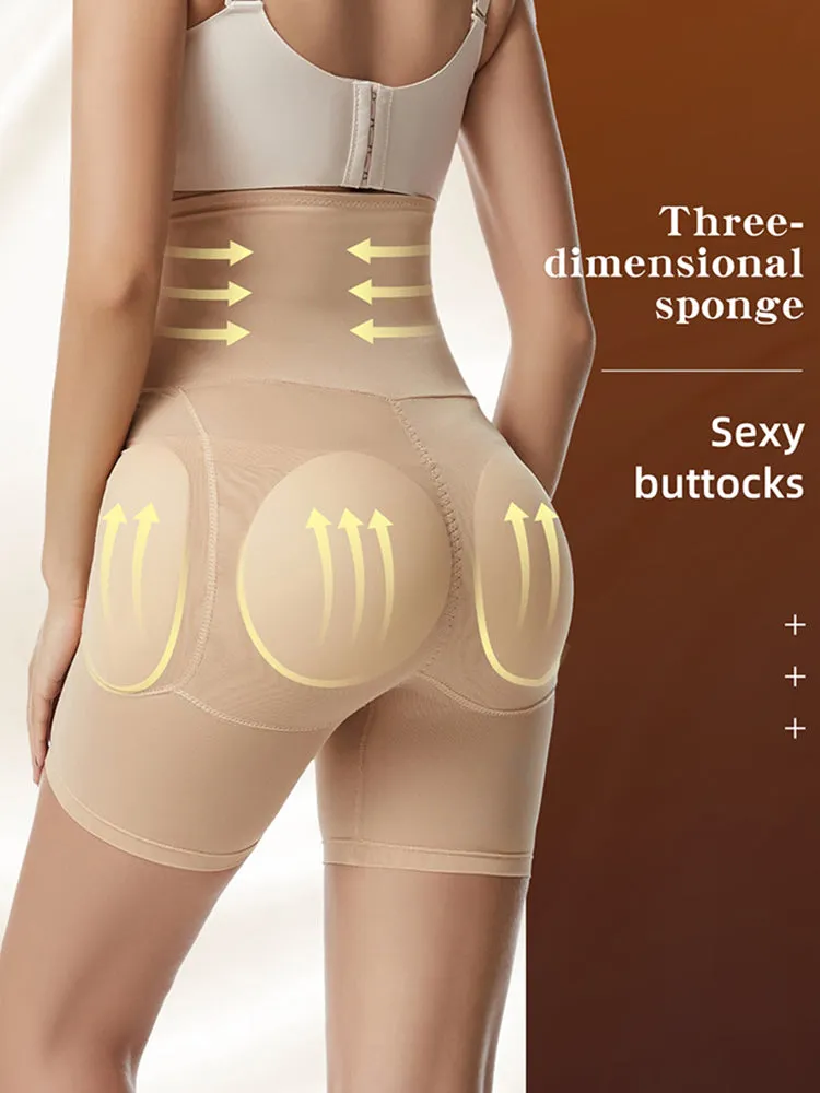 Butt Lifter High-Waisted Hip Enhancer Body Shaper sponge mat Pants Shapewear 