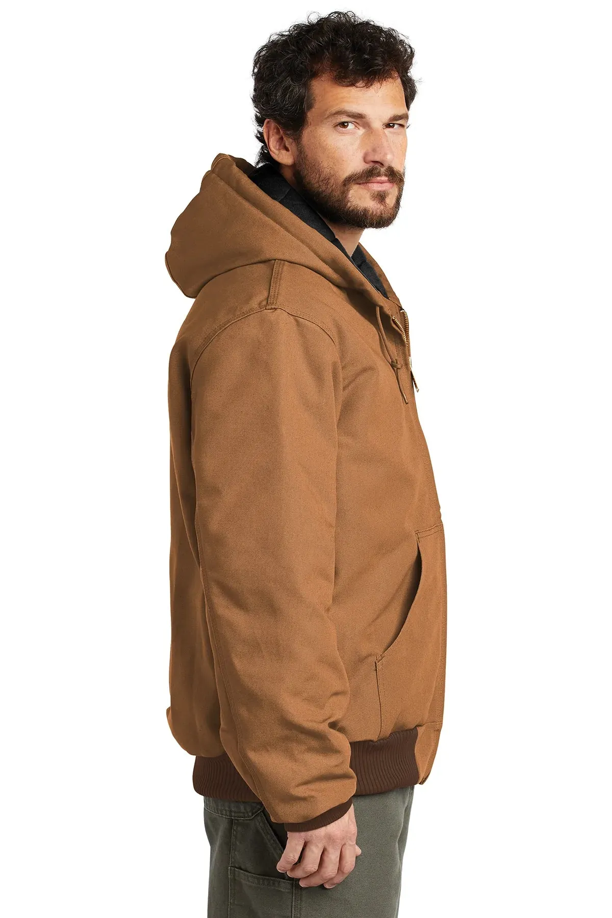 Carhartt Flannel-Lined Duck Custom Jackets, Carhartt Brown