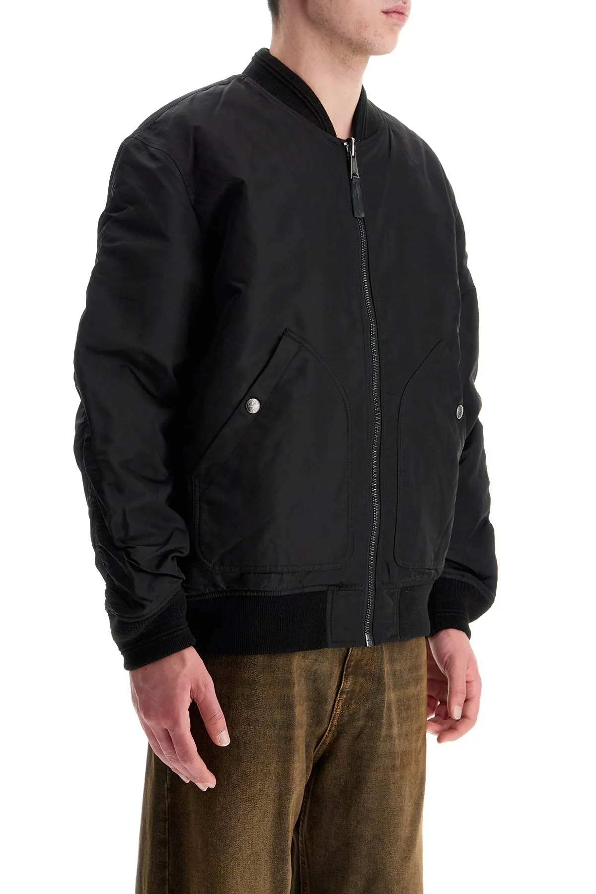 Classic Nylon Bomber Jacket