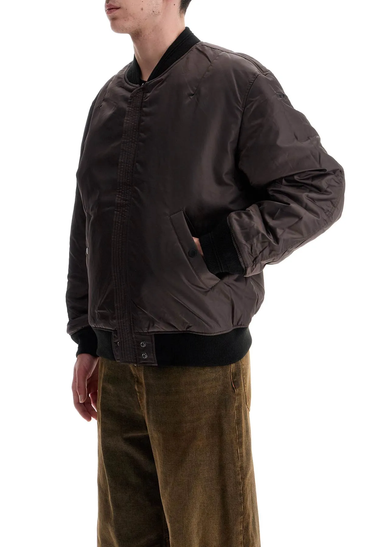 Classic Nylon Bomber Jacket