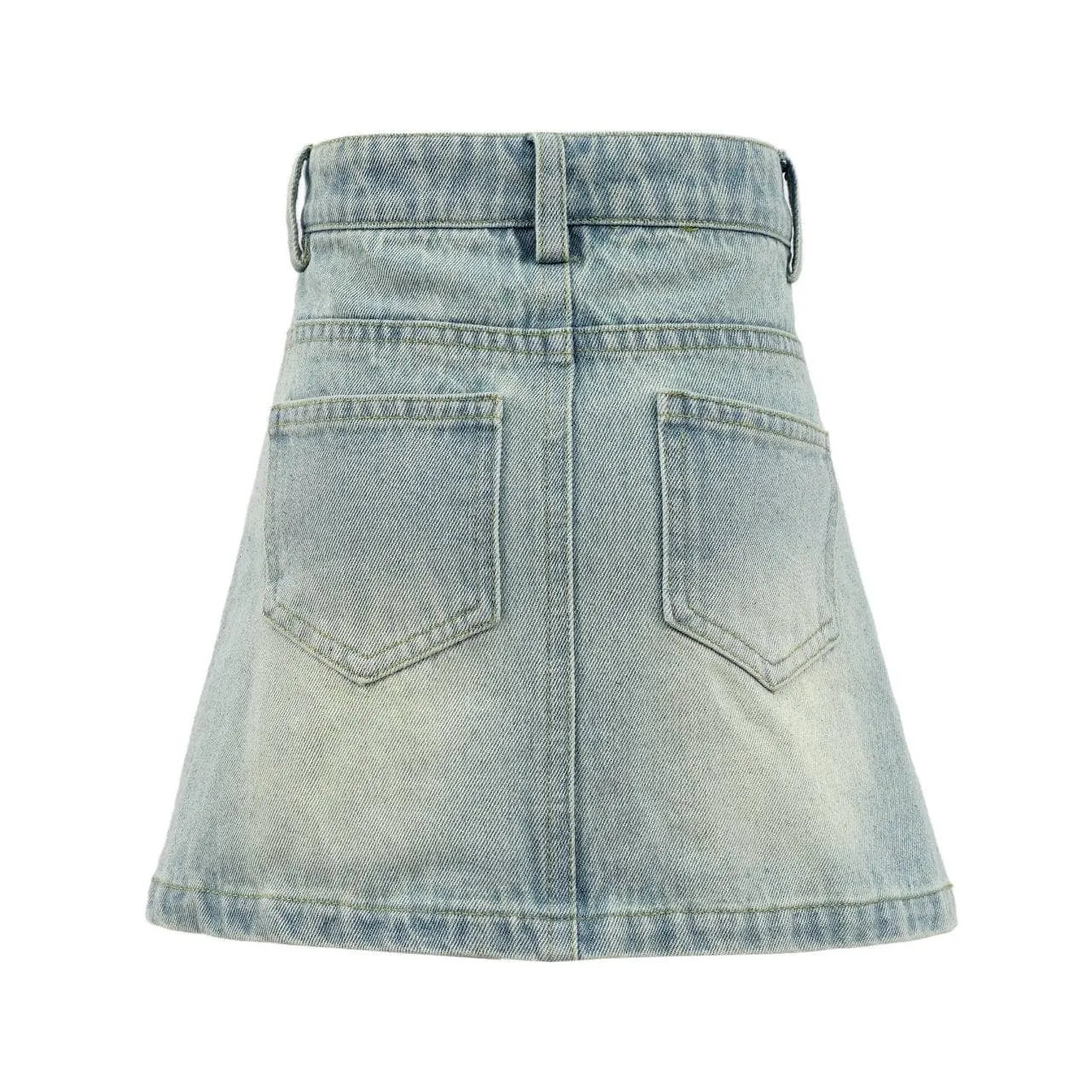 Cutie Bows Denim Skirt