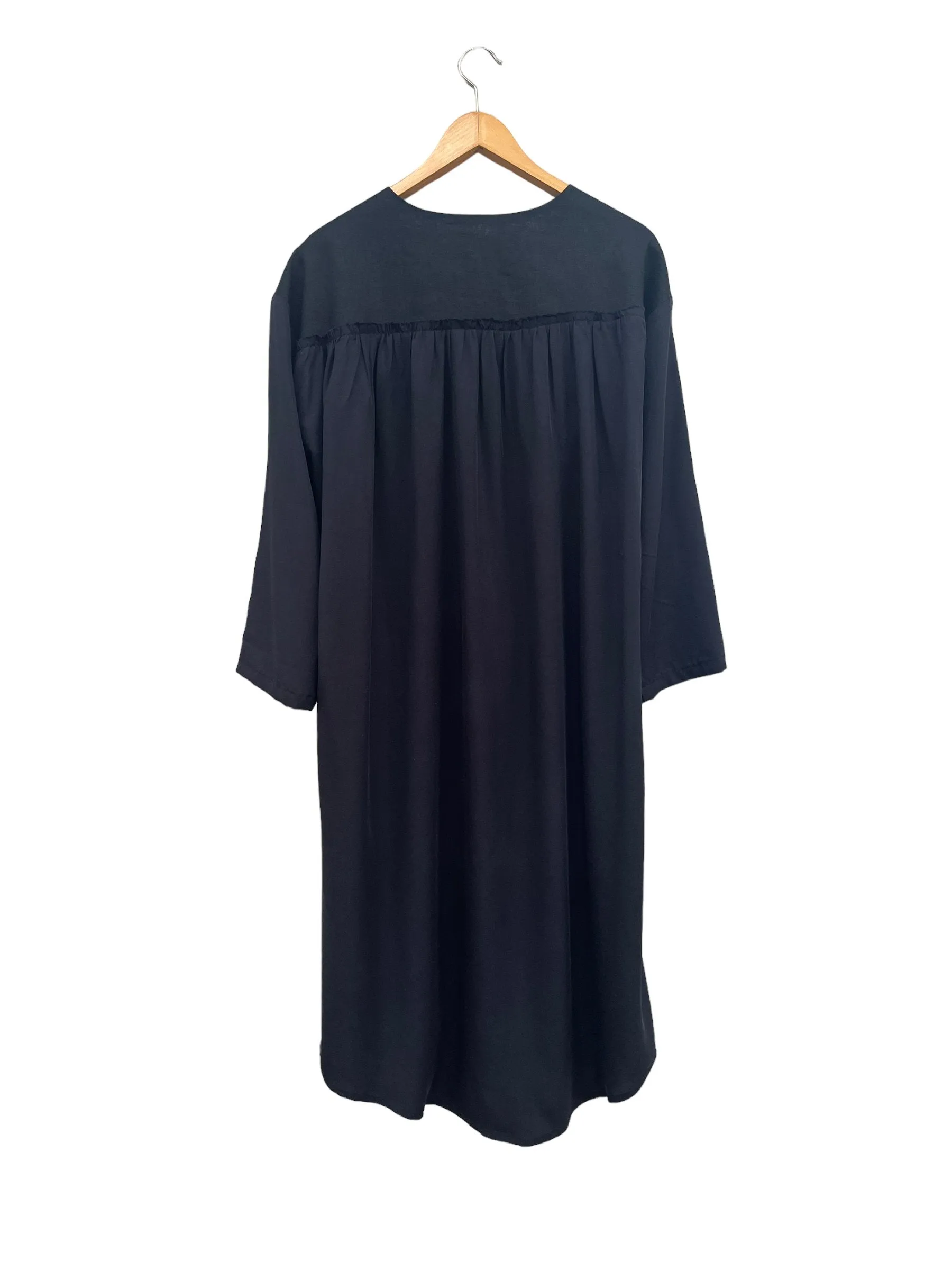 Drap Lyocell Dress Blue