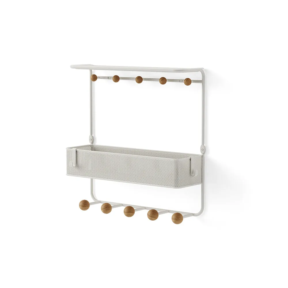 Estique Shelf With Hooks