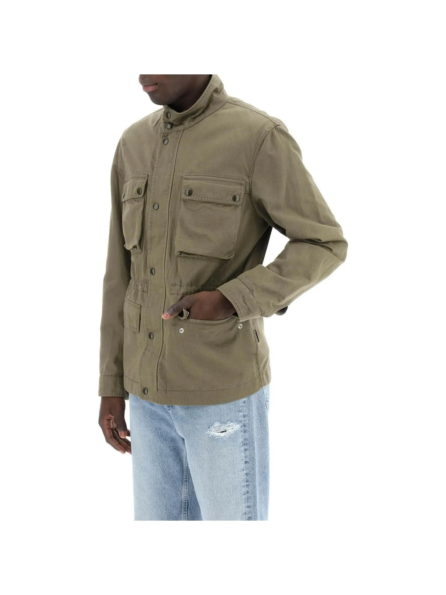 Field Jacket Cotton-Linen Blend