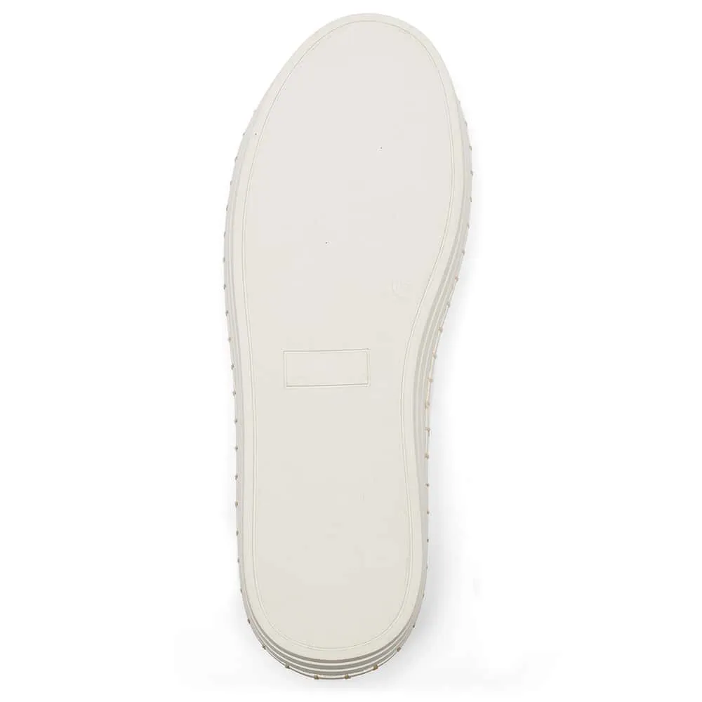 Hadley Sneaker in White Canvas