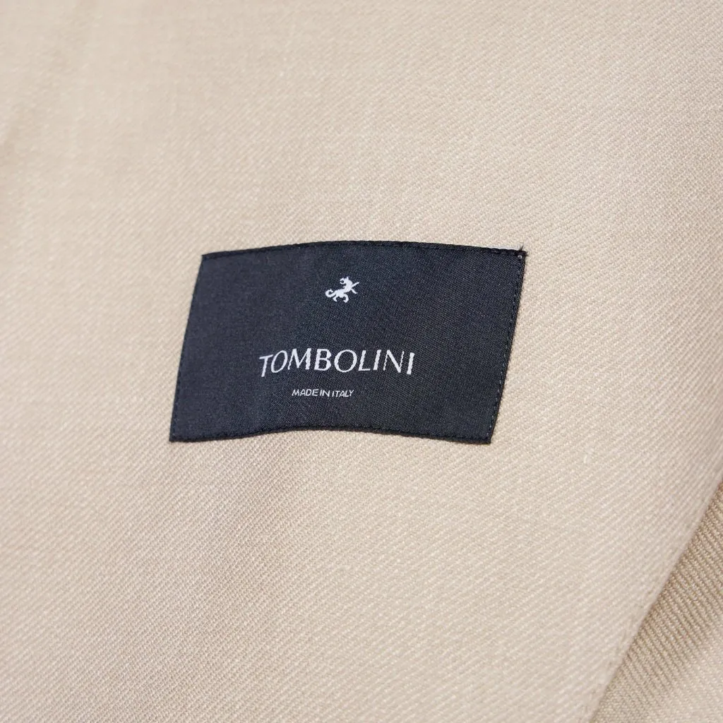 HENRY SARTORIAL X TOMBOLINI Wool Blend Blazer TAUPE