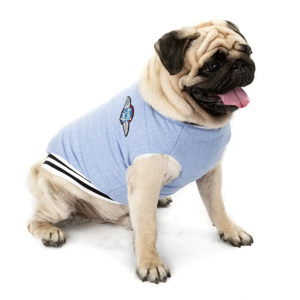 High-End Winter Baseball Cotton Coat for Dogs  Classic Leisure Pet Clothes