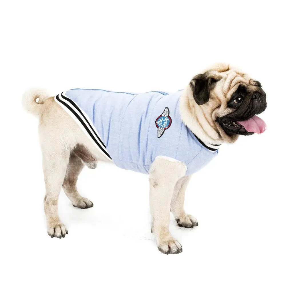 High-End Winter Baseball Cotton Coat for Dogs  Classic Leisure Pet Clothes