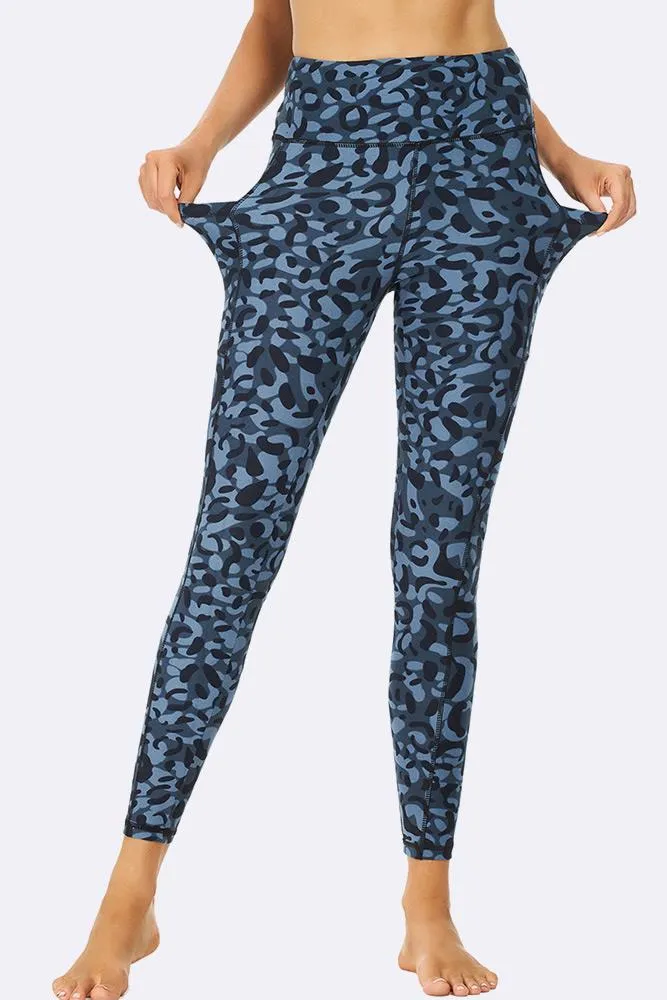 Leopard Print Gym Pocket Leggings