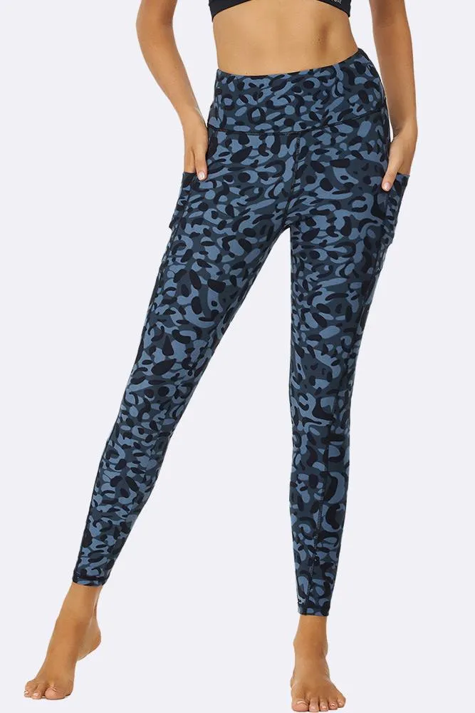 Leopard Print Gym Pocket Leggings