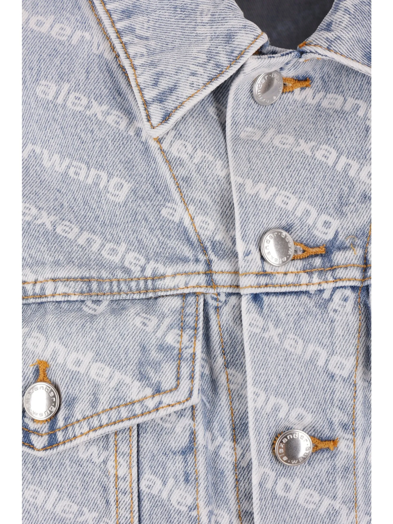 Logo Print Denim Jacket