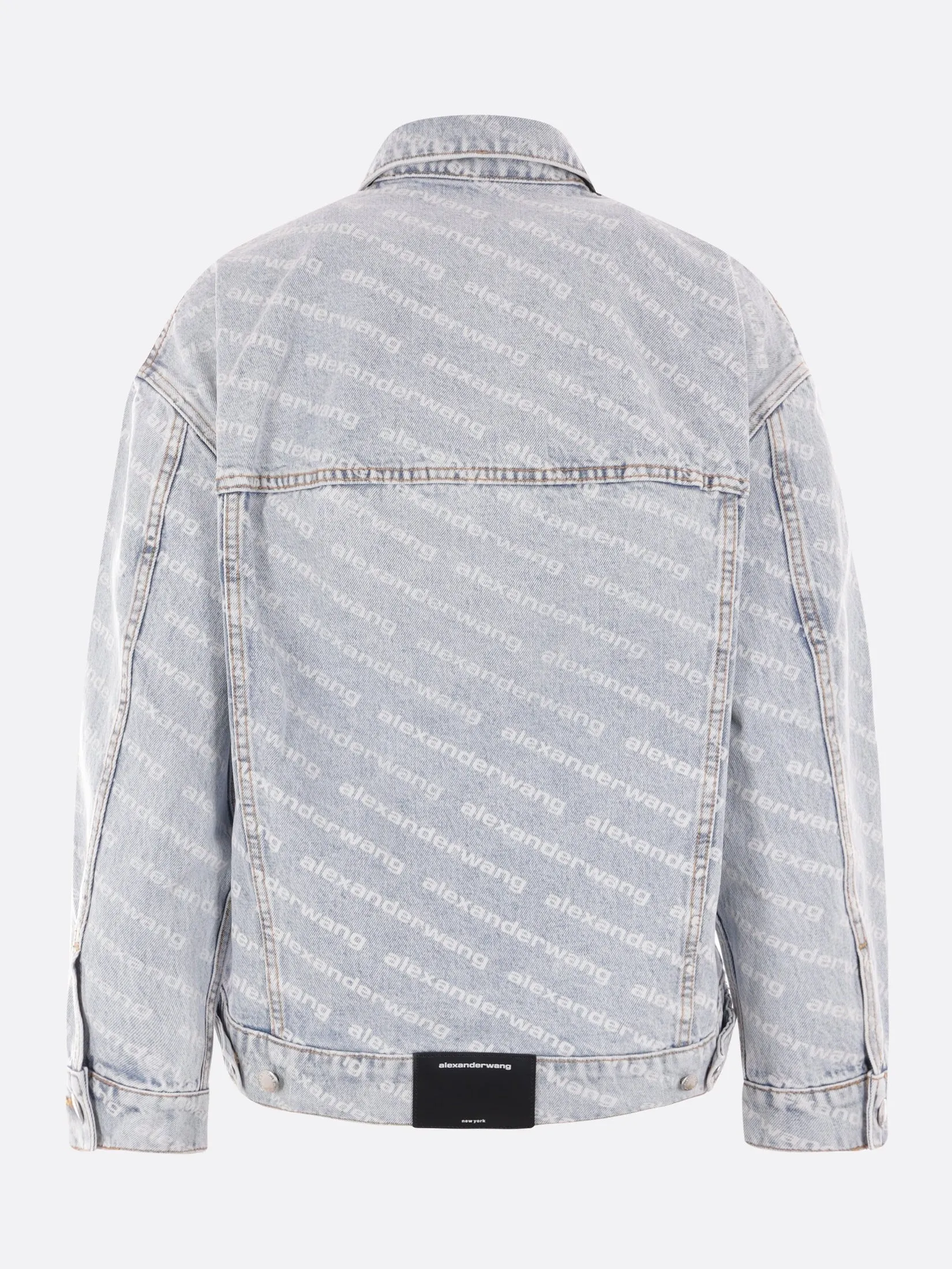 Logo Print Denim Jacket