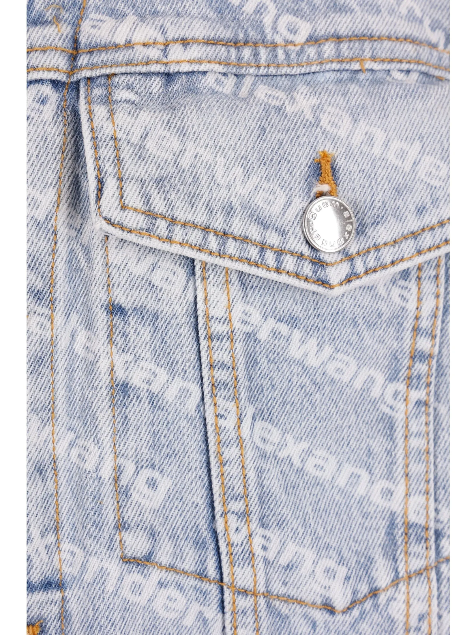 Logo Print Denim Jacket