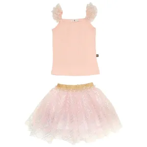 LUNA SEQUIN TANK AND TUTU SKIRT SET