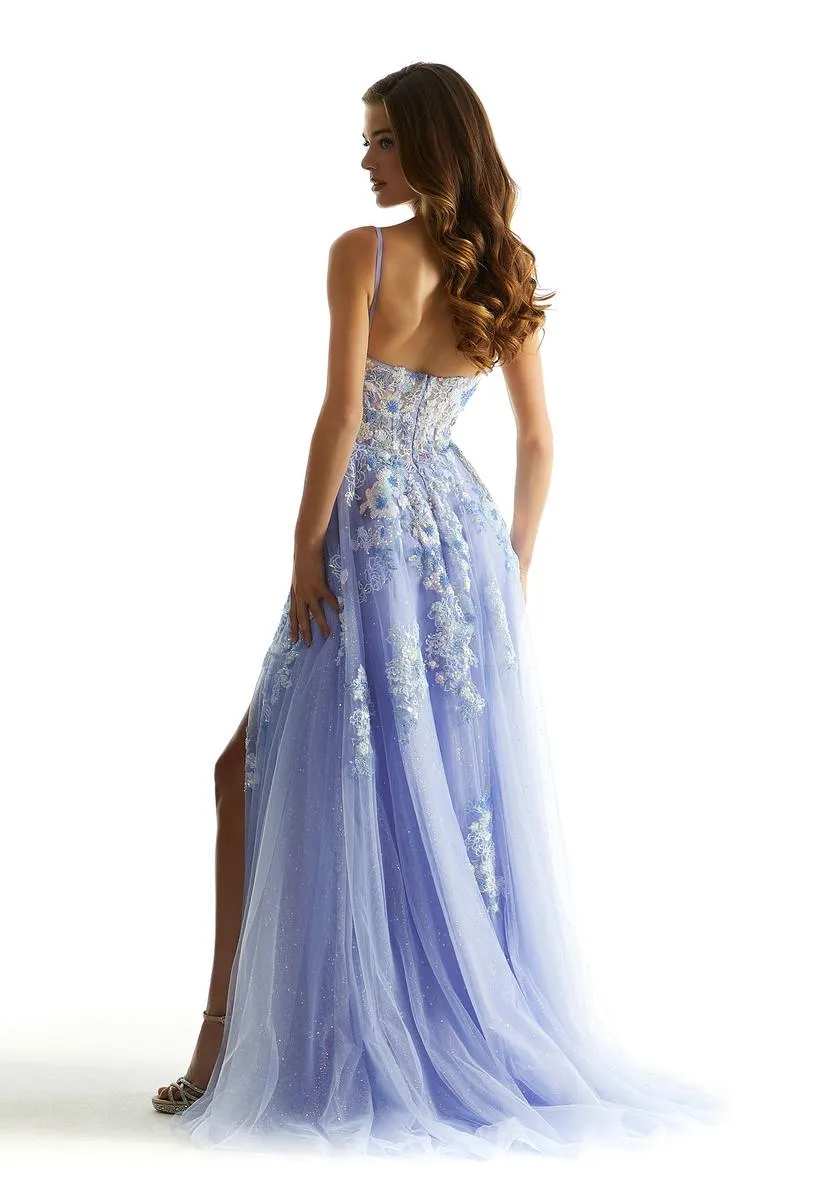 Morilee Floral Pocket Ball Gown Prom Dress 49083