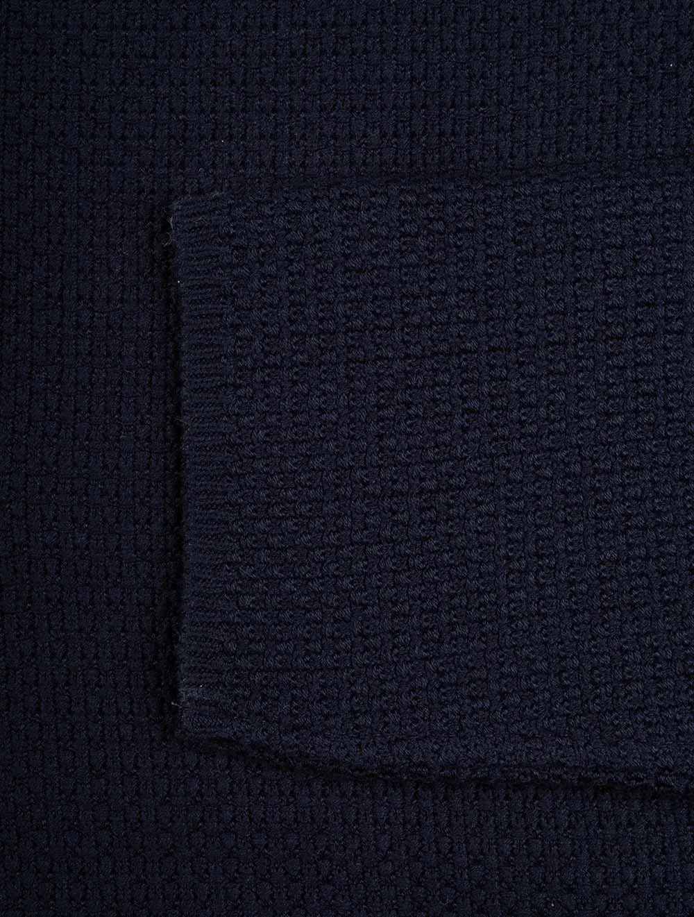 Pave Stitch Swacket 2 Button Navy