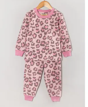 PINK ANIMAL PRINT TRACKSUIT