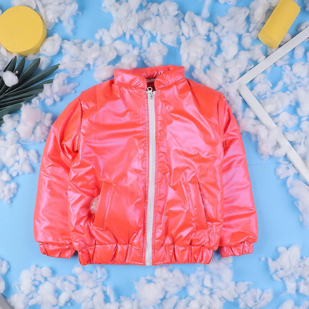 Puffer jacket For Girls - Pink