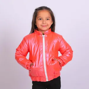 Puffer jacket For Girls - Pink