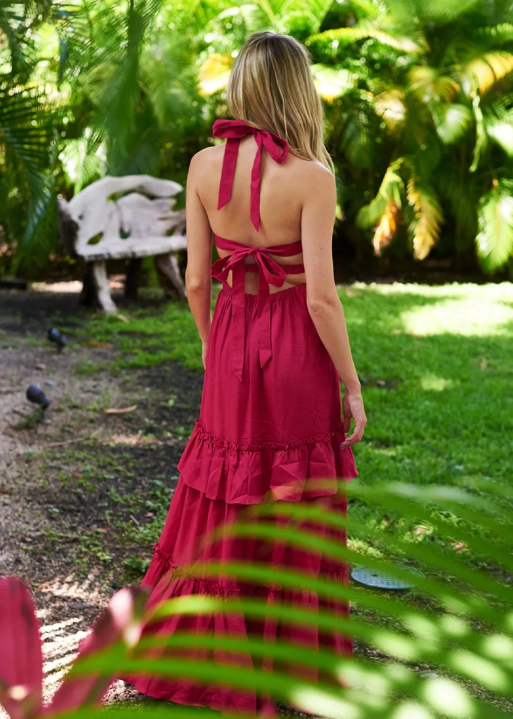 Raeann Dress - Raspberry