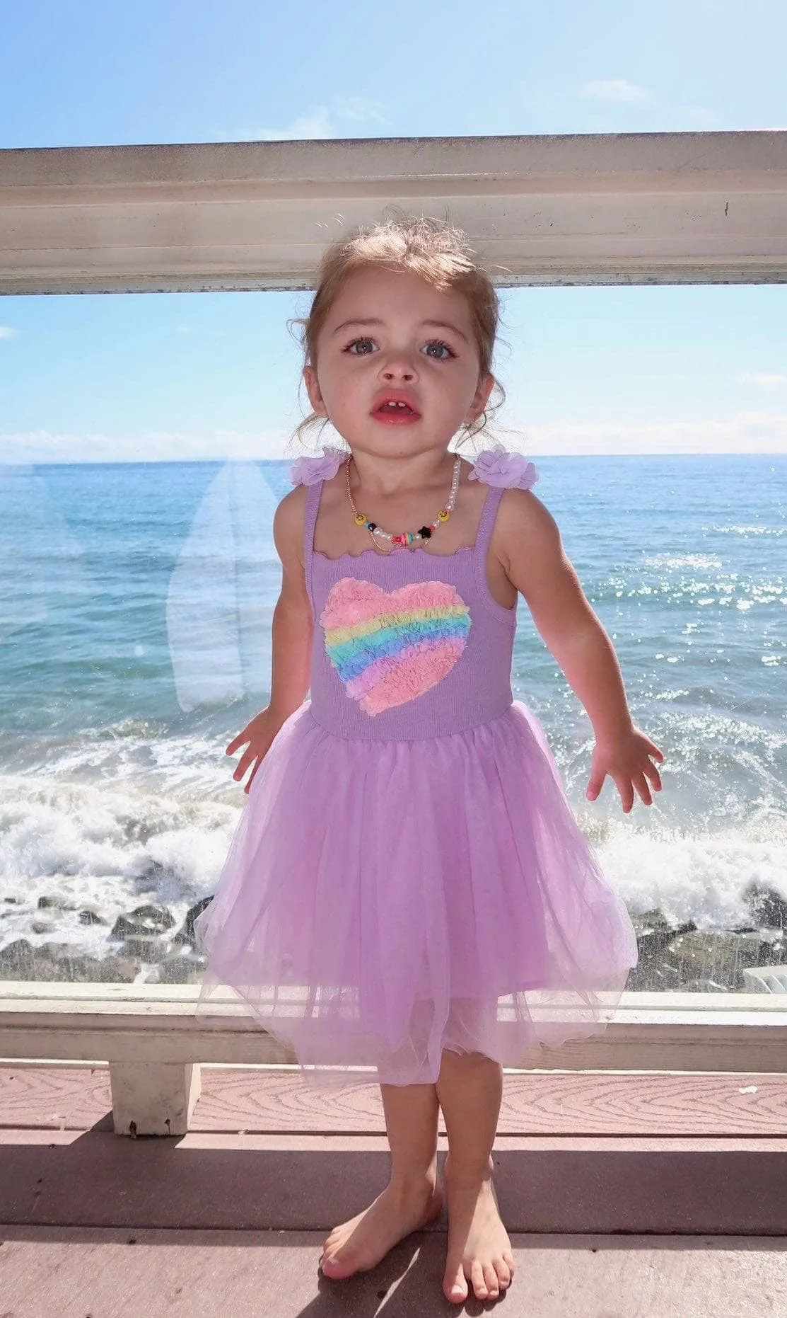 Rainbow Love Tutu Dress