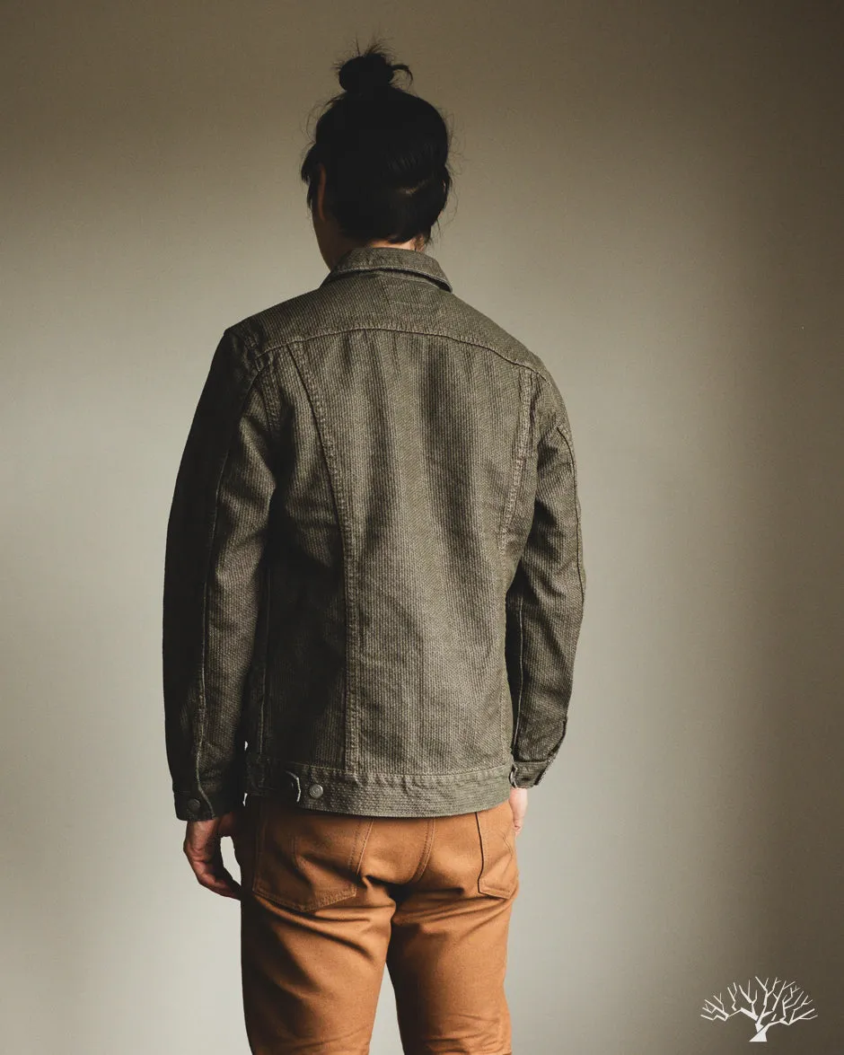 Sashiko Type 3 Jacket - Olive x Olive