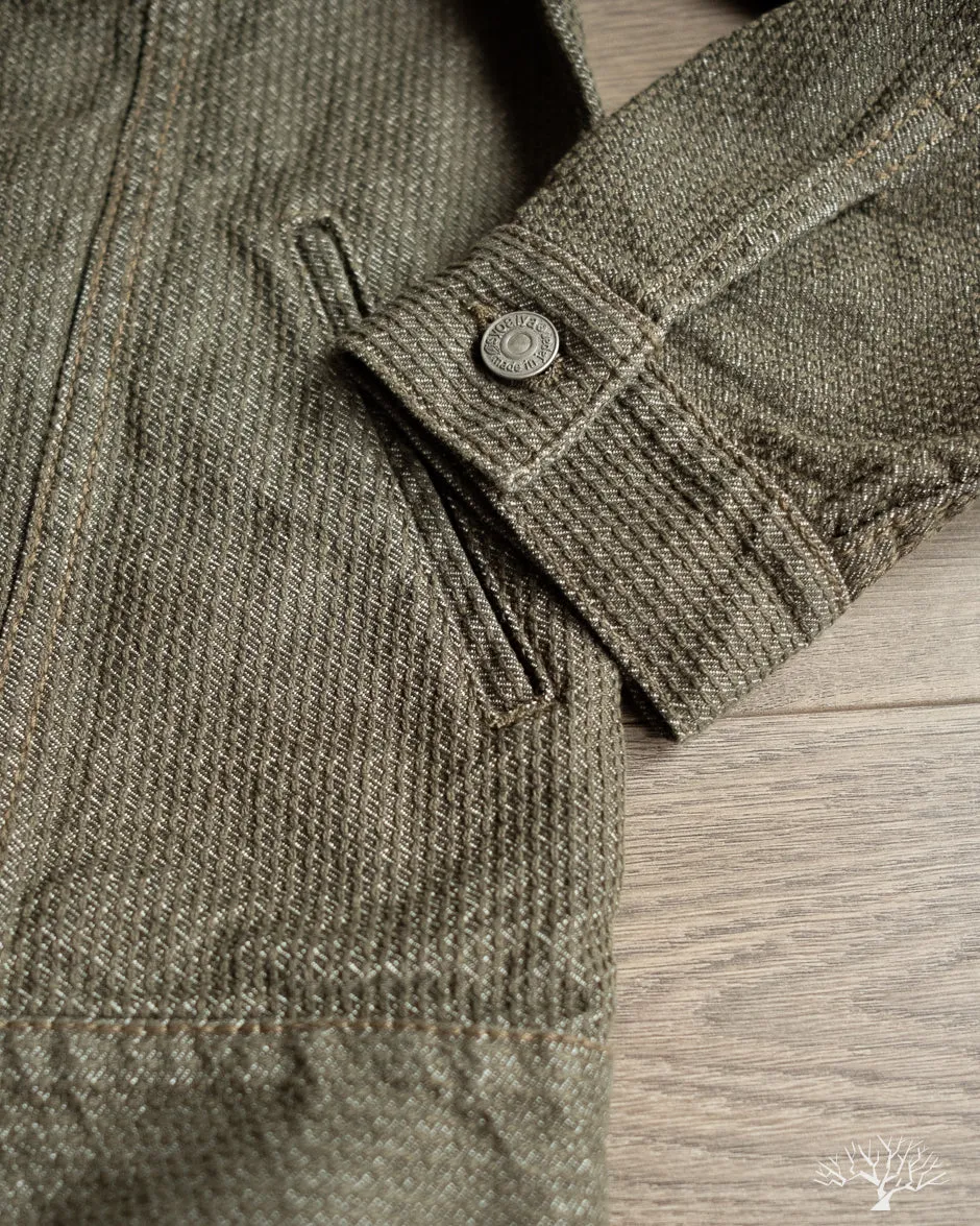 Sashiko Type 3 Jacket - Olive x Olive