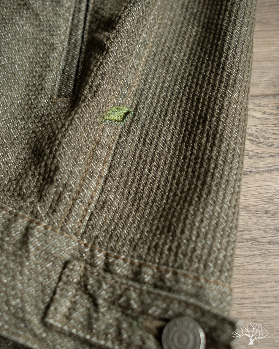 Sashiko Type 3 Jacket - Olive x Olive