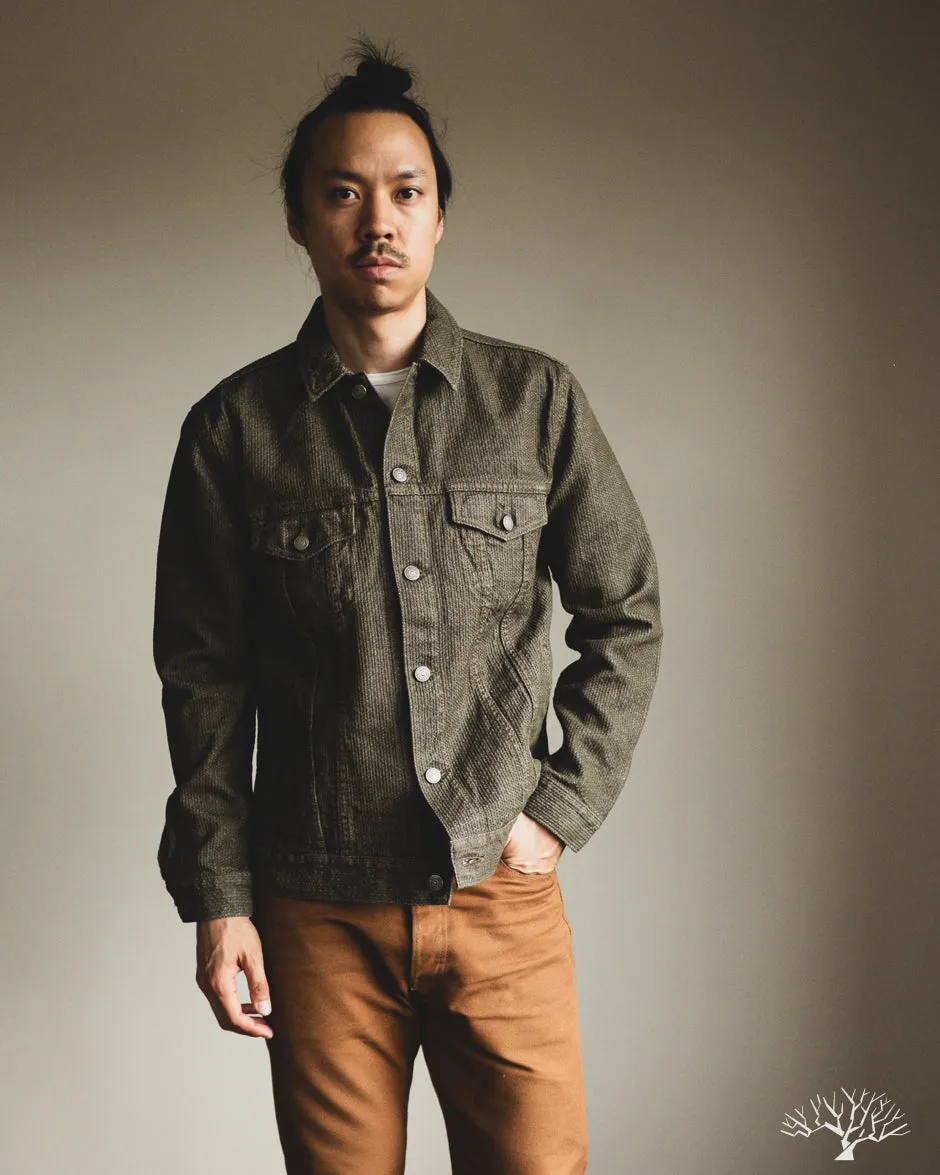 Sashiko Type 3 Jacket - Olive x Olive