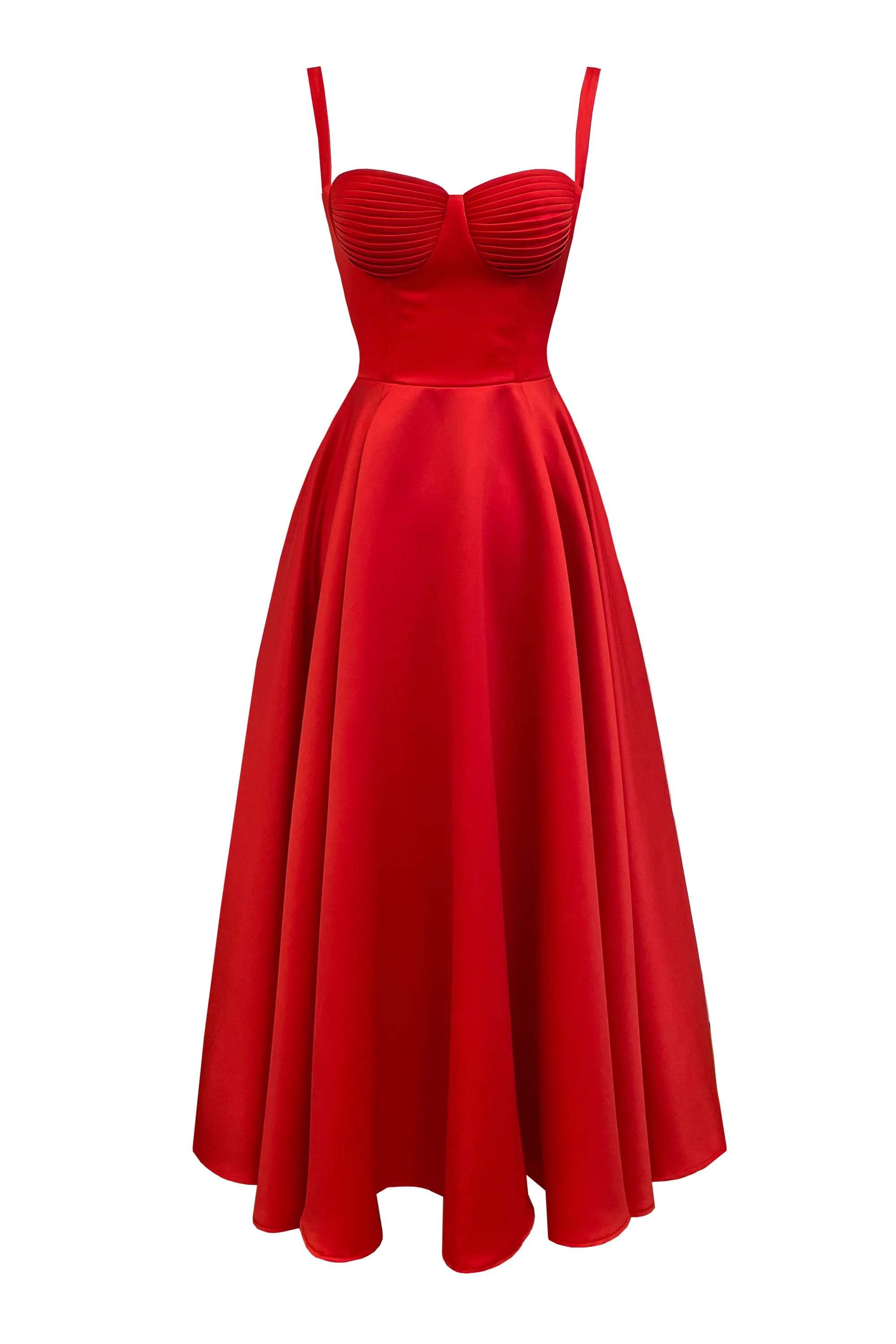 Scarlet Diva Red Midi Dress